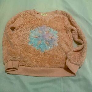 Btween Girl's Knit SWEATER with Matching EAPink Rainbow 7 NWT